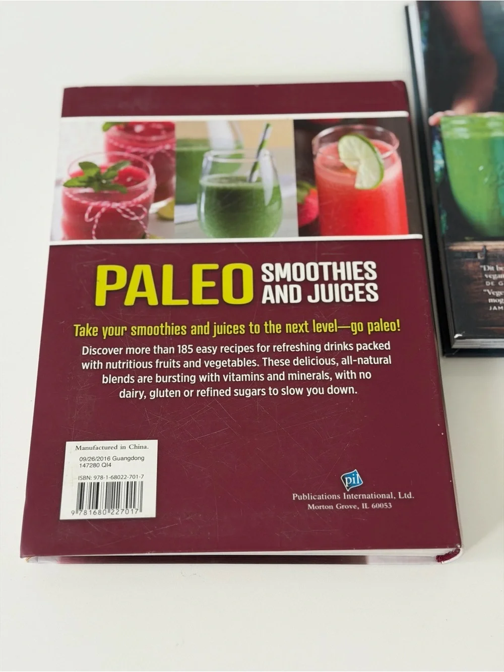Paleo Smoothies and Juices Cookbook - Purple Smoothie Cover